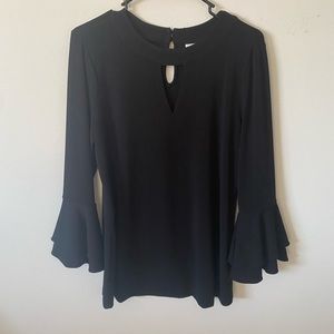 Charter Club Black Bell Long Sleeve Shirt